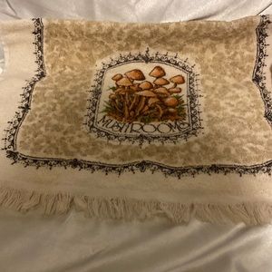 Vintage Cannon mushrooms kitchen towel